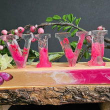 Load image into Gallery viewer, Customised Resin Name Lamps - Illuminate Your Space with Personality