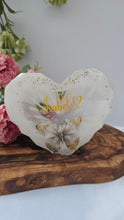 Load image into Gallery viewer, Personalised Heart-Shaped Resin Coaster – Tailor-Made for You
