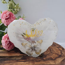 Load image into Gallery viewer, Personalised Heart-Shaped Resin Coaster – Tailor-Made for You