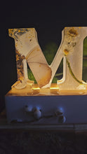 Load and play video in Gallery viewer, Customised Resin Name Lamps - Illuminate Your Space with Personality