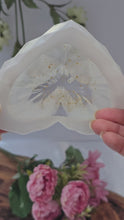 Load and play video in Gallery viewer, Personalised Heart-Shaped Resin Coaster – Tailor-Made for You