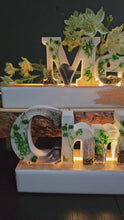 Load and play video in Gallery viewer, Customised Resin Name Lamps - Illuminate Your Space with Personality
