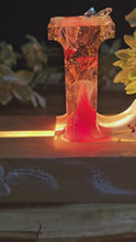 Load and play video in Gallery viewer, Customised Resin Name Lamps - Illuminate Your Space with Personality