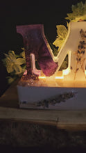 Load and play video in Gallery viewer, Customised Resin Name Lamps - Illuminate Your Space with Personality