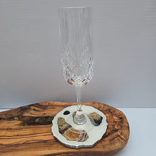 Load image into Gallery viewer, Earth Swirl Resin Coaster – Handmade Abstract Art Piece (Single Piece)