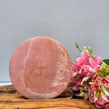 Load image into Gallery viewer, Handmade Resin Coaster – Soft Blush Pink with Gold Detail (Single Piece)