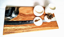 Load image into Gallery viewer, Sleek Oakwood - Epoxy River Charcuterie Board - Handcrafted Elegance