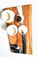 Load image into Gallery viewer, Sleek Oakwood - Epoxy River Charcuterie Board - Handcrafted Elegance
