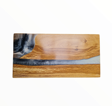 Load image into Gallery viewer, Sleek Oakwood - Epoxy River Charcuterie Board - Handcrafted Elegance