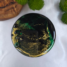 Load image into Gallery viewer, Verdant Lagoon Handcrafted Resin Coaster (Single)
