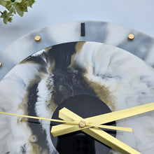 Load image into Gallery viewer, Timeless Elegance: Marble-Effect Resin Wall Clock

