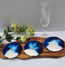 Load image into Gallery viewer, Live, Dream &amp; Grow – Set of 3 Resin Coasters (Double-Sided)
