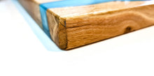 Load image into Gallery viewer, Blue Sky Handcrafted Oak Serving Tray with Bespoke Epoxy Detail
